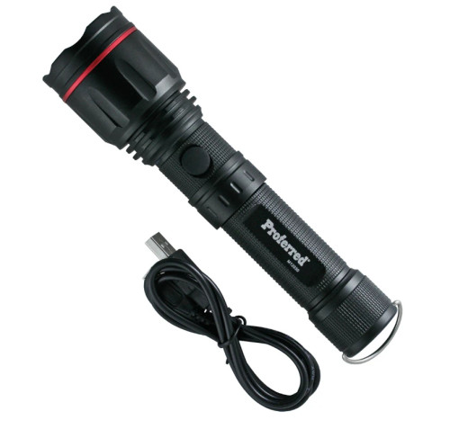700 Lumen Flashlight, Rechargable, Each