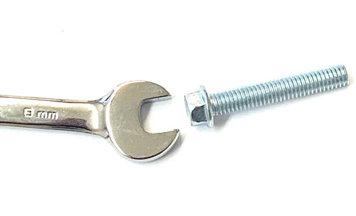 6mm x 10mm x 8mm WS, Flanged Hex Head Bolt, Pack of 10