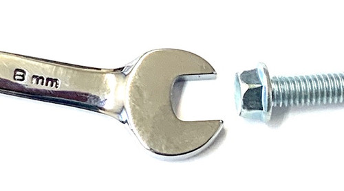 6mm x 10mm x 8mm WS, Flanged Hex Head Bolt, Pack of 10