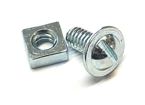 1/4"-20 x 9/16" Truss Head Screw with Square Nut, Pack of 100