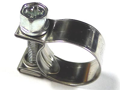 12.5mm-14.5mm Fuel Injection Hose Clamp, Stainless Steel, Pack of 10