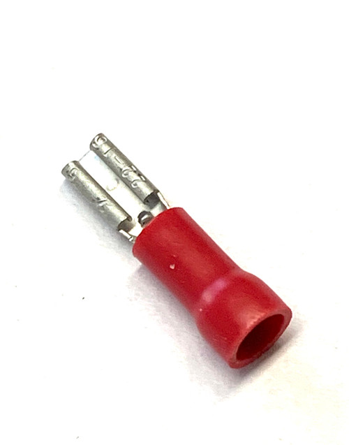 Red Female Spade Connector, .110 Wide, Pack of 25