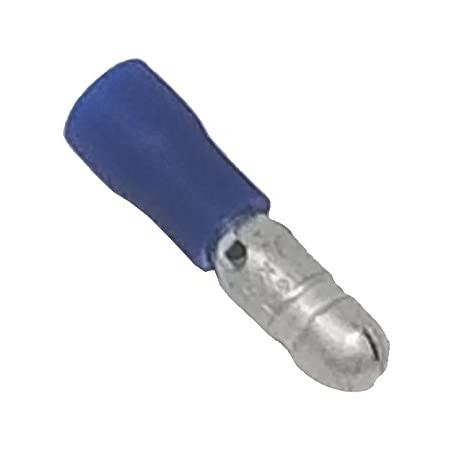 Blue Male Bullet Connector, .180 Diameter, Pack of 25
