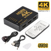 Tre4K*2K HDMI 3in 1out Switch Splitter TV Switcher Box Ultra HD for HDTV PC 1080P