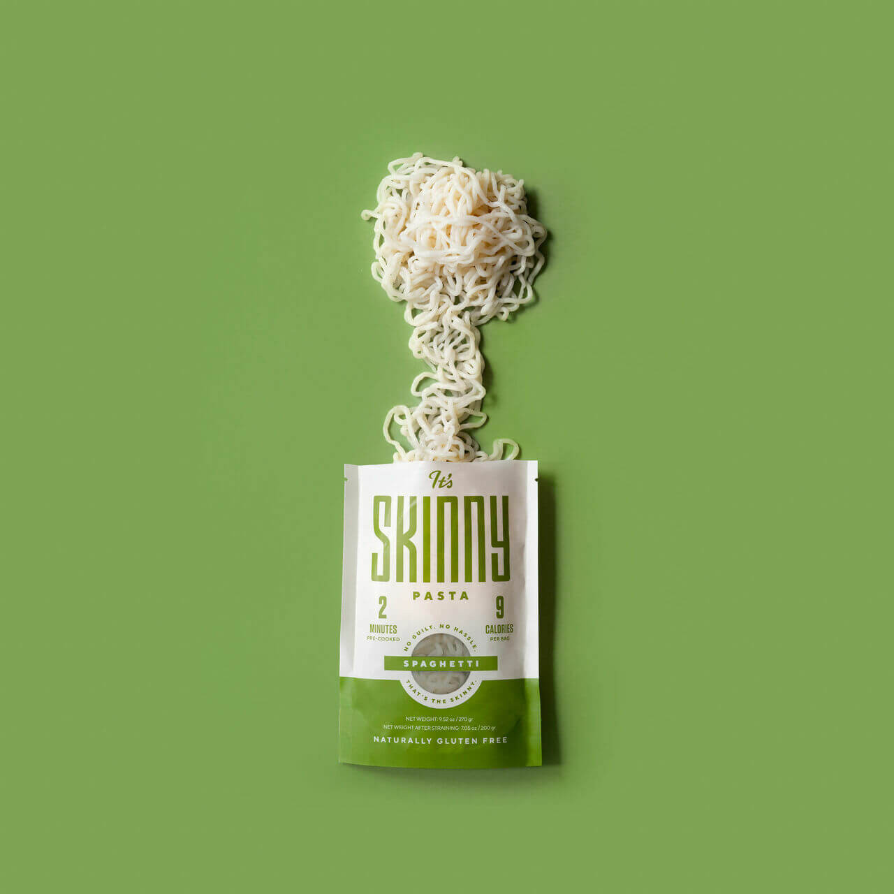 Its Skinny Spaghetti Healthy, Low Calorie, Low-Carb Konjac Pasta Fully Cooked and Ready to Eat Gluten Free, Vegan, Keto and Paleo-Friendly (6-pack)