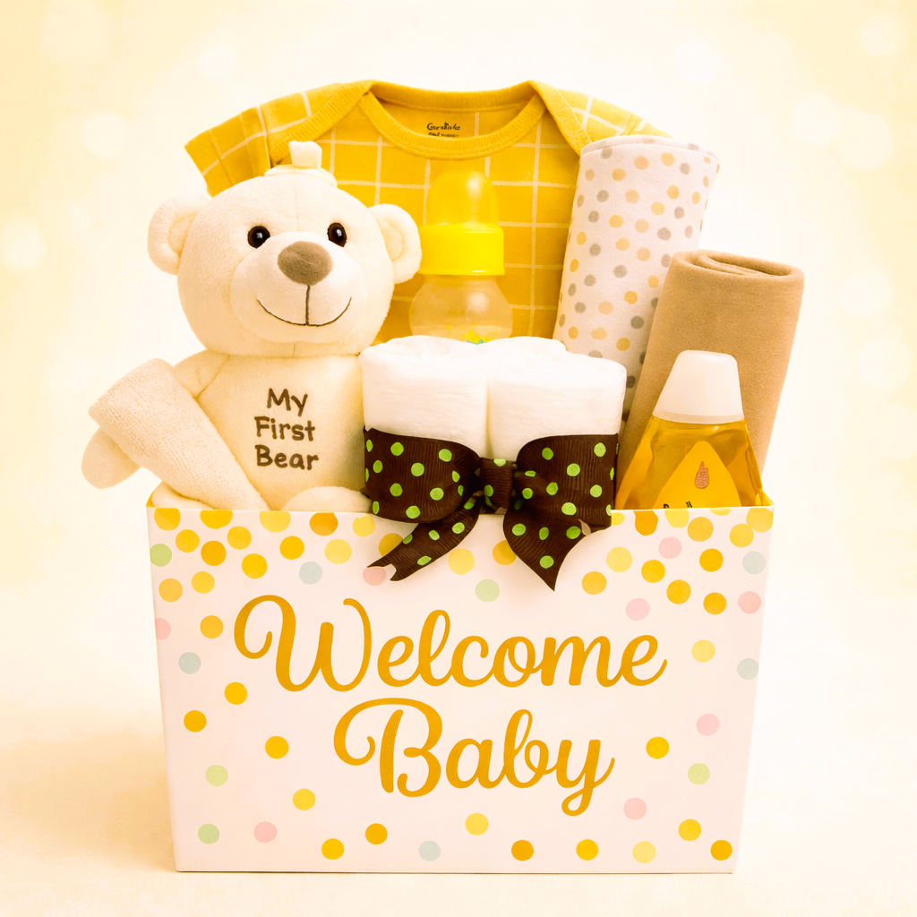 Welcome Baby Gift Basket Joyce’s Baskets Miami