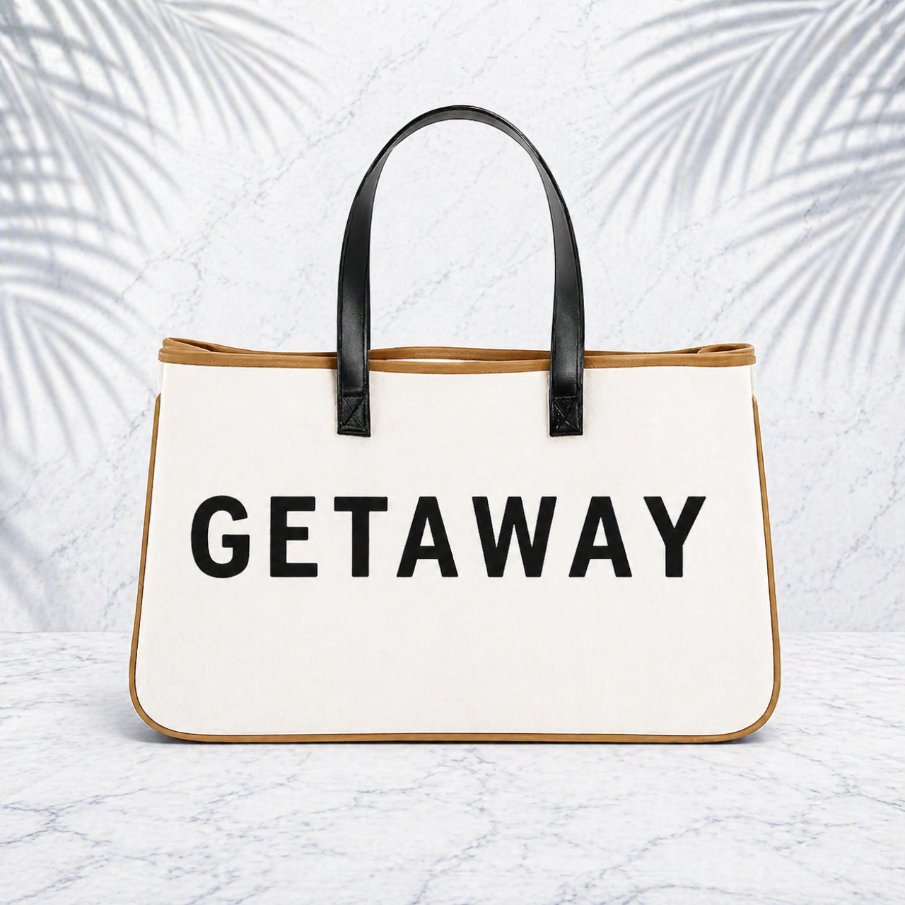 Getaway Canvas Tote Florida Beach Tote Joyce’s Baskets Miami