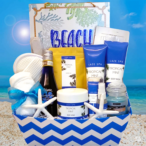 Florida Beach Vibes Gift Basket Joyce’s Baskets Miami