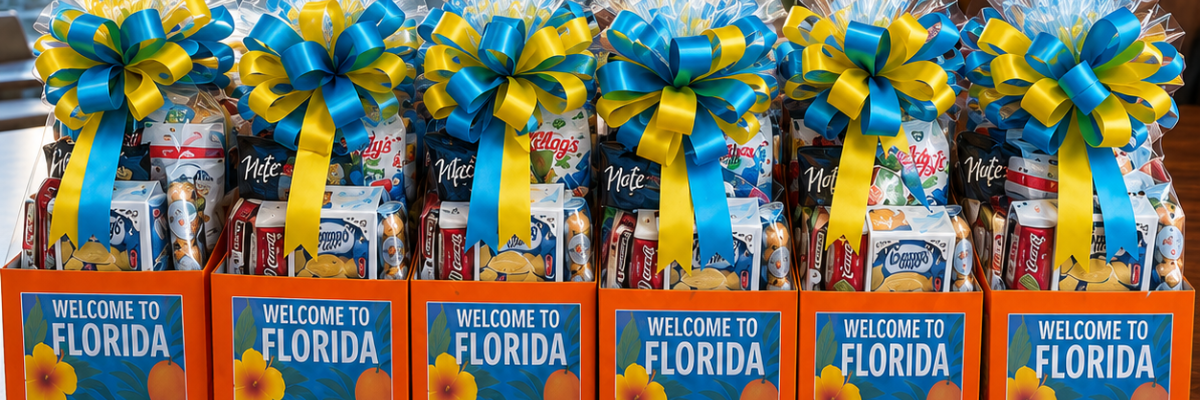 Florida Conference Hotel Welcome Gifts Joyce’s Baskets Miami