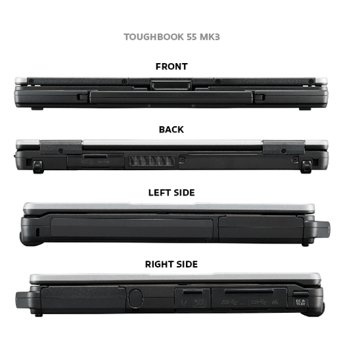 Panasonic TOUGHBOOK FZ-55JZ016BM i5 Touchscreen dGPS