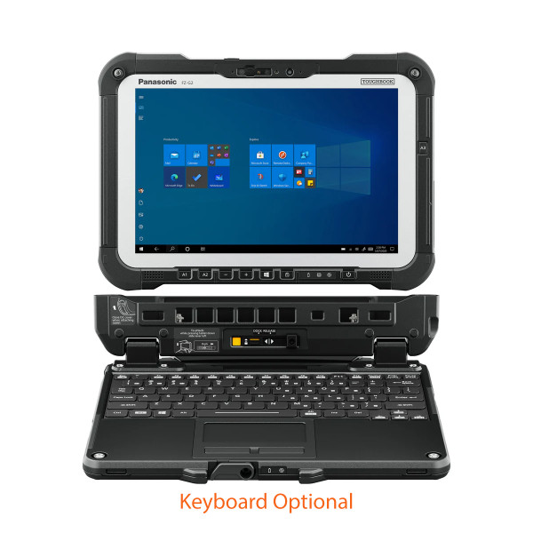 Panasonic FZ-G2 Toughbook docking with optional keyboard