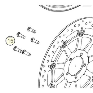 SPECIAL SCREW M8X25 SS TX40 | TX40 (76009062000) (76009062000)