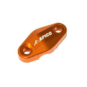 Apico | Brake Hose Clamp | KTM/Husqvarna/GasGas 125-501 | 2016-2023 | 85 18-23 | Orange (BHC KTM ORA)