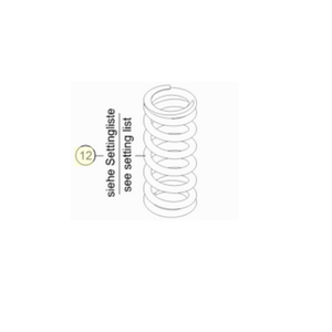 SHOCK SPRING 65N/MM - 120MM | As Required (93010221S)