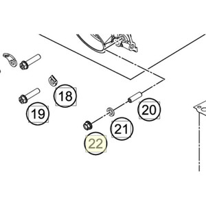 COLLAR NUT M6X1 SW8 (77336088106) (77336088106)
