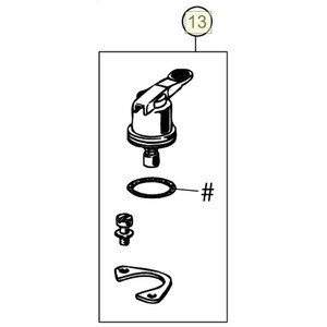 STARTING LEVER CPL. DELL.12-14 | 12-14 (45131548000) (45131548000)