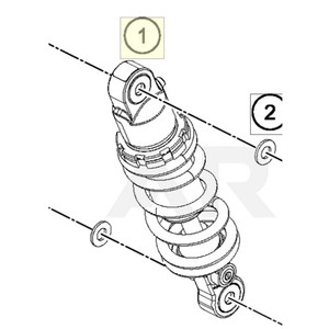 MONOSHOCK 50SX 2012 | 07 (03189L0201) (03189L0201)