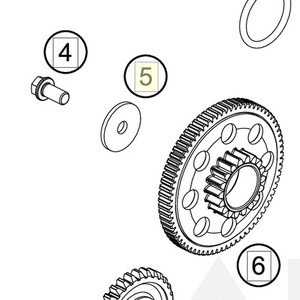 STOP DISC 6X23X2 (78040016004) (78040016004)