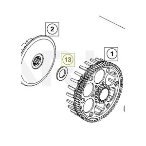 WASHER 21,8 X 37 X 3 (77232009100) (77232009100)
