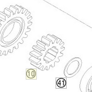 SOLID GEAR 2ND G.15-T'ƈS15'' 03 (50333010100) (50333010100)