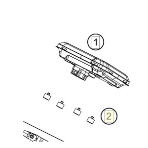 Damper, speedometer (61514069110)