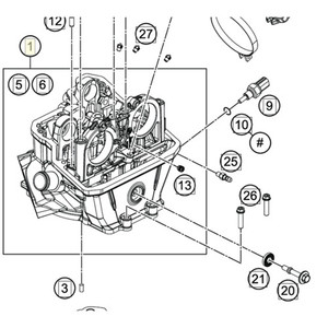 Cylinder head cpl. (7663612004424) (7663612004424)