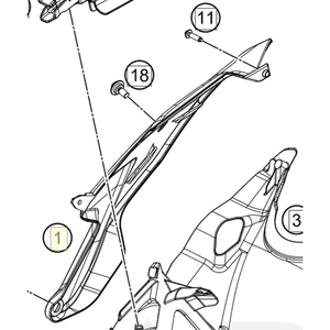 Air filter cover right (47206004000FB) (47206004000FB)
