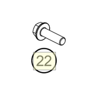 SPECIAL SCREW M12X40 SW19 (76504038000) (76504038000)