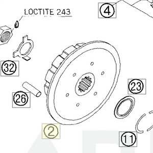 INNER CLUTCH HUB RACING 03 (59032002200) (59032002200)
