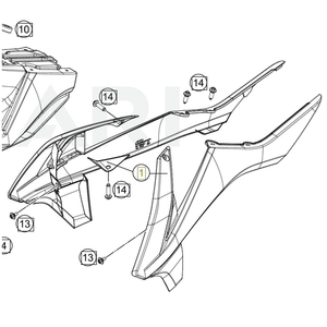 Spoiler set MC 85 2021 with Decal (47208054000FBA) (47208054000FBA)