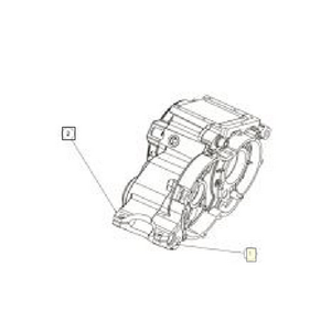 RIGHT CRANKCASE TXE ELECTRIC 2018 (MT10000GG-CSN-1) (MT10000GG-CSN-1)