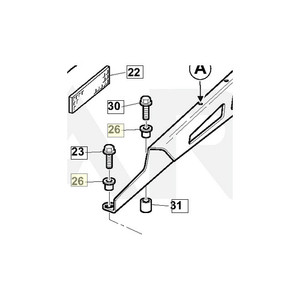 SPACER 14X7X5.25 | WR model (8A0069282)