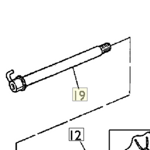 AXLE, REAR WHEEL | WRmodel/WR/U.S.A.-only (8000A2788)