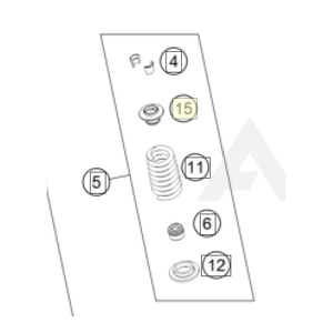 Valve spring retainer (79236232100)