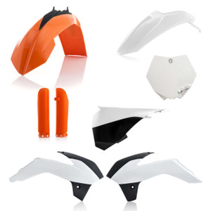 KTM 85 2013-2017 Orange, Black or White Full Plastics Kits 2016 Style