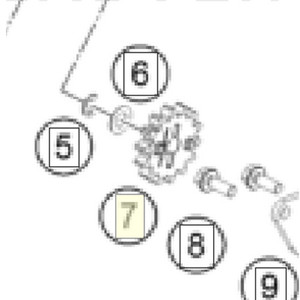 Oil pump gear (77038001200)