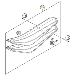 Seat cmpl. (A54007040000)