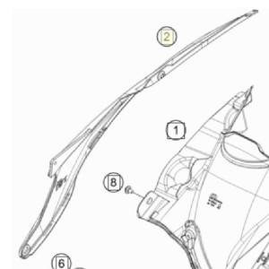 Air filter cover right (79106104000ABD)