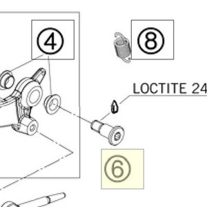 SPECIAL SCREW M10 LH PRECOTE (76513057100)