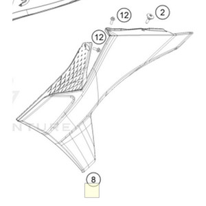 Spoiler left (A46008050100EBA)