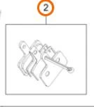 BRAKE PAD SET FRONT & REAR SX E-2 2024>  A90113030044