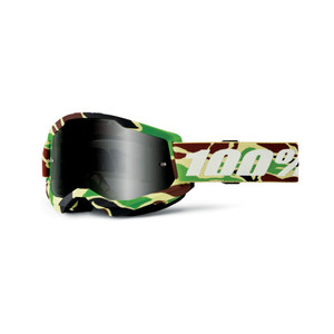 100% STRATA 2 SAND Goggles - Smoke Lens