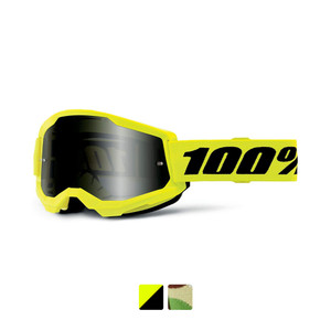 100% STRATA 2 SAND Goggles - Smoke Lens