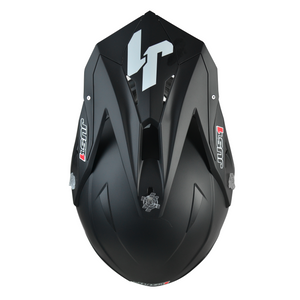 Bike It Just1 J39 Motocross Helmet | Solid Black Matte