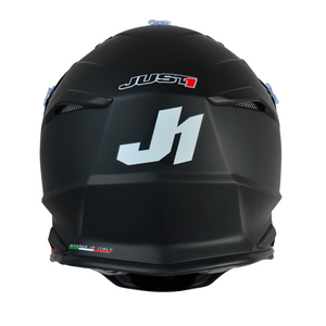 Bike It Just1 J39 Motocross Helmet | Solid Black Matte