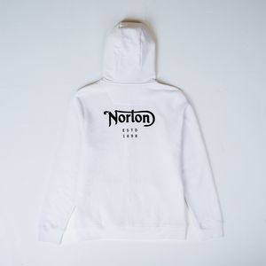 Norton Zip Up Hoodie With Front and Back Logos