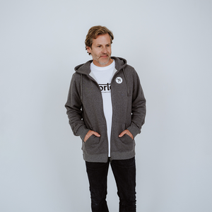 Norton Zip Up Hoodie With Front and Back Logos