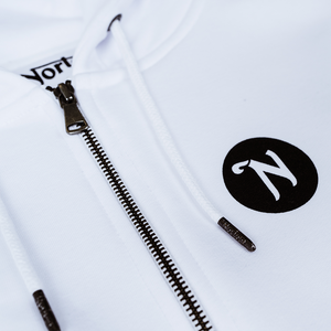 Norton Zip Up Hoodie With Front and Back Logos