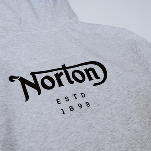 Norton Zip Up Hoodie With Front and Back Logos