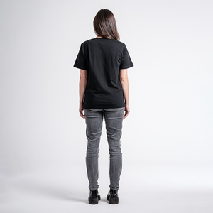 Norton Short Sleeve Black Tee with Large Embroidered Black Logo